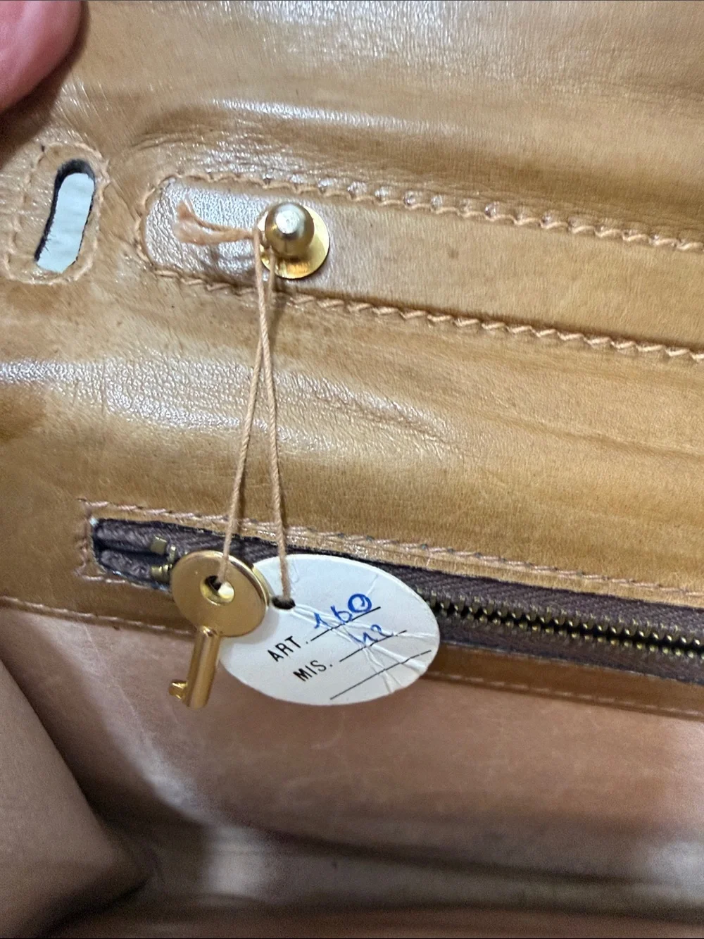 Vintage Gucci Classic Tan Leather Men’s Document Clutch
